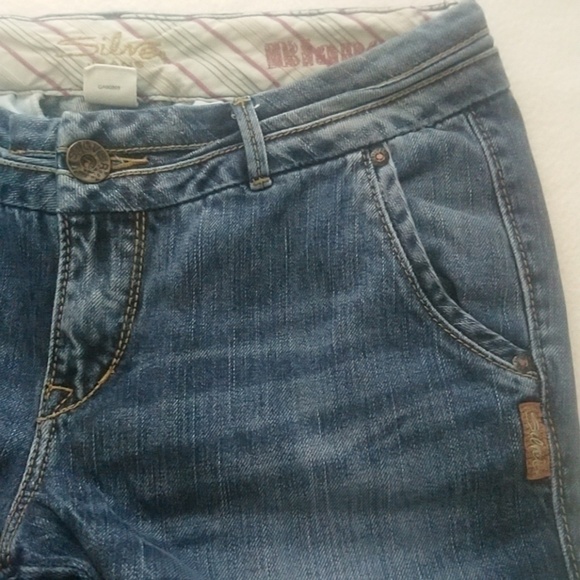 🎉SILVER Wide Leg Jeans - Picture 4 of 8